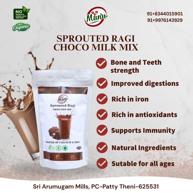 sprouted Ragi Milk Mix-250 Gms.